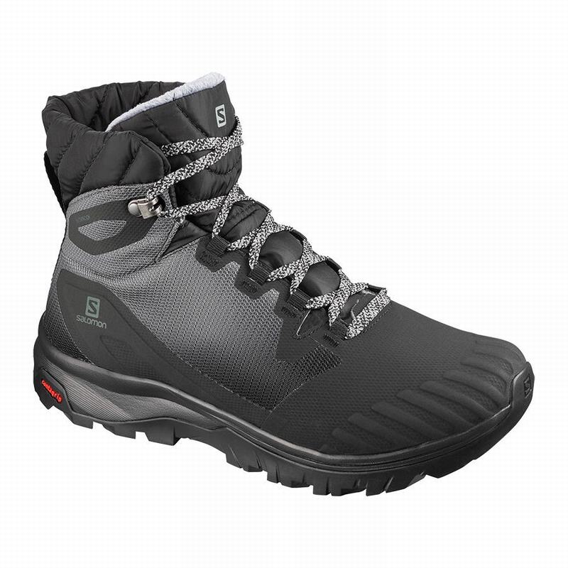 Salomon Singapore Womens Winter Boots - VAYA BLAZE THINSULATE™ CLIMASALOMON™ WATERPROOF Black | 3250